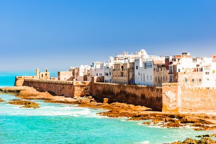Cidade Velha de Essaouira no Marrocos