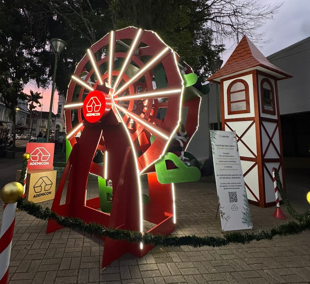 Ademicon marca presença no Natal de Joinville 